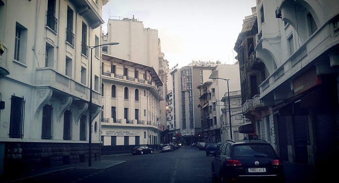 Колониальная архитектура в центре Касабланки