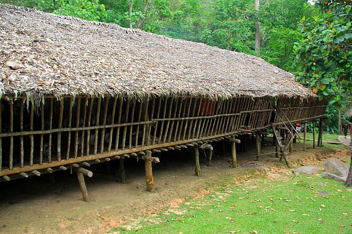 Традиционное желище племен Борнео