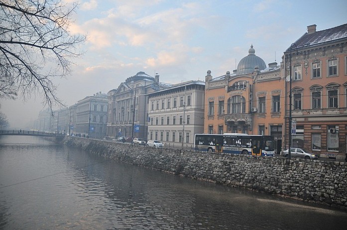 Сараево, набережная