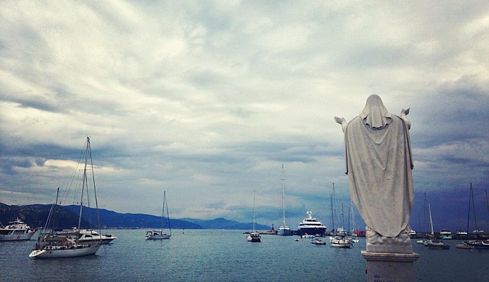 Статуя Св. Маргериты Антиохийской, покровительницы Санта-Маргерита-Лигуре