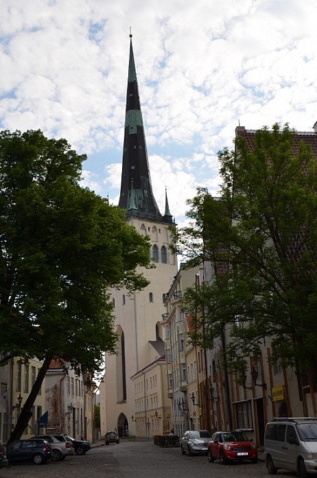 церковь Олевисте - самый высокий шпиль города