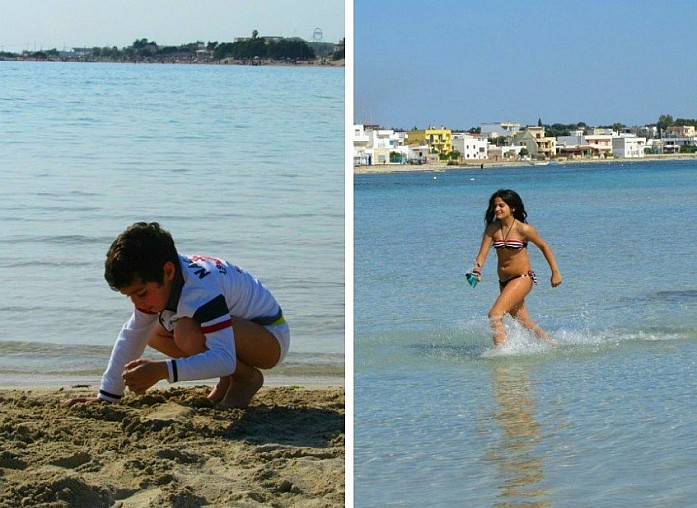 Песок на пляжах всей Апулии прекрасен - мелкий, светлый, чистый!