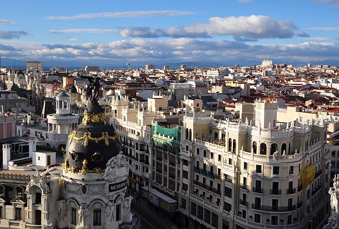 Вид на Мадрид