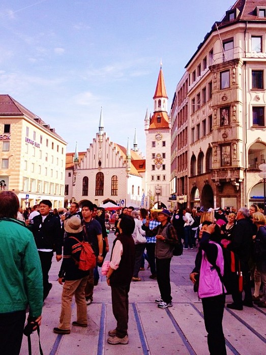 Туристов в Мюнхене очень много