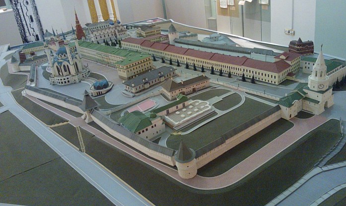 Макет Казанского кремля (экспонат Музея истории государственности РТ)